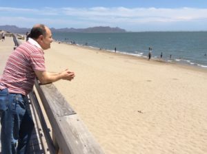 Boardwalk and beach