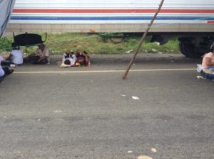 Protests beginning in Tepachula, Chiapas.