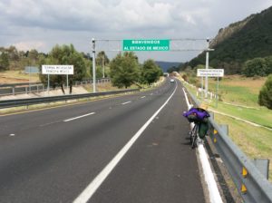 Crossing from Michoacan to the District of Mexico