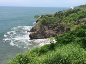 El Salvador coast.