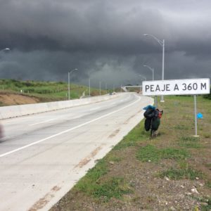 Last leg to the Panama airport and impending rain.