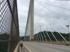 The Centennial Bridge, one of two crossing the Canal.