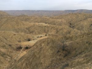 All this was at one time extensively explored for oil. I only saw a handful of wells actually pumping oil.