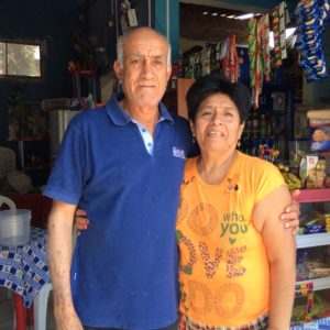 Jorge and Lua. They ran a cafe in Piura that served very good, home cooked food. Inside there was a poster of themselves, children and grand children on they're 65th anniversary. I told them my parents made to 68 years but weren't in as good of shape as them.