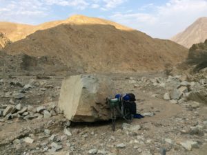 Another sublime camp along the Rio Santa. Finally out of the wind.