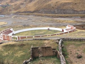 Bull fighting rings replace soccer fields in many of the mountain towns.