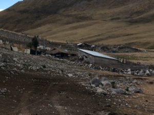 This ranchero had a spring, below, that enabled a beautiful camp at 14,000 feet.