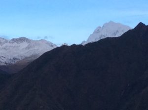 Salcantay, 21,000 feet, is the high point of the Cordillara V. Described as a deeply incized range, Salcantay is Peru's second highest in prominence. It's too bad I have have to keep bypassing these beautiful peaks.