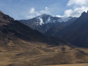 ~18,500 foot Nevado Chimboya was near Abra de 