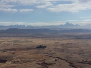 Cordillera Real near La Paz. 21,121 foot Illimani is to the right.